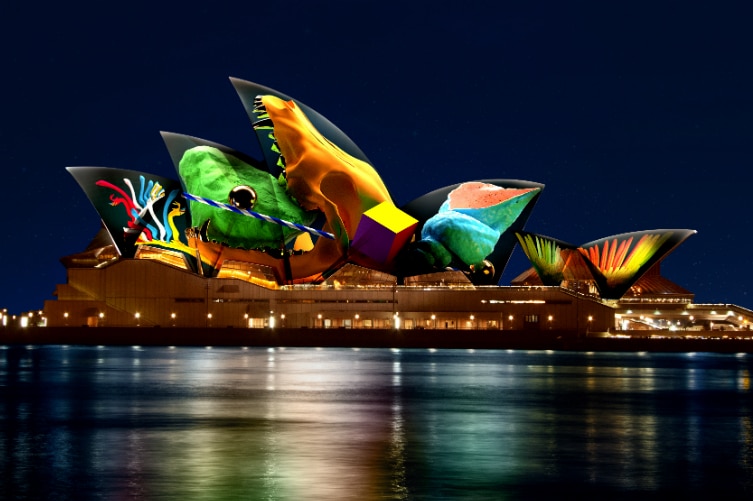 Jonathan Zawada's design for the Opera House sails