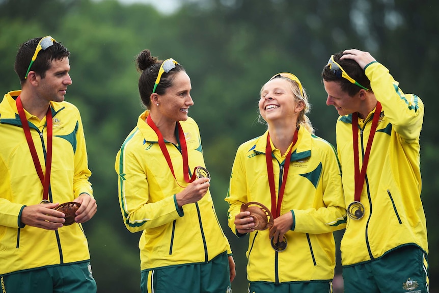 Australia wins mixed triathlon relay bronze