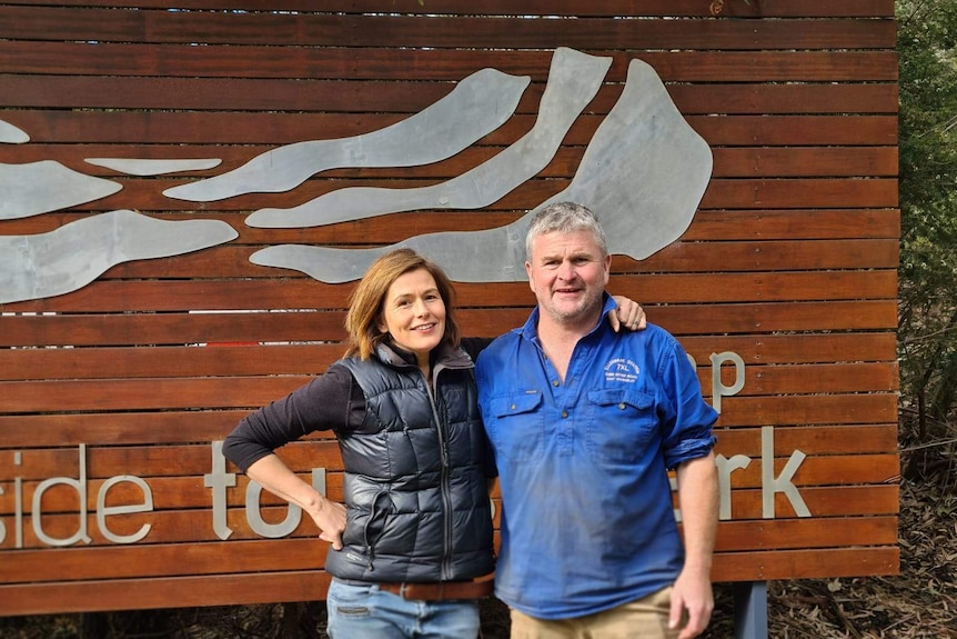 Josephina and Rohan McDonald own the Halls Gap Lakeside Tourist Park.