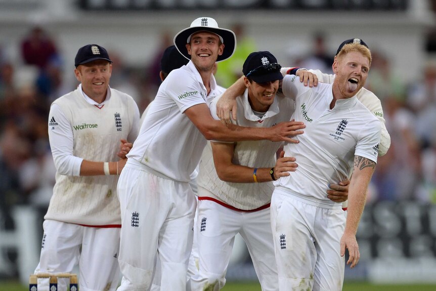 England celebrates the dismissal of Johnson