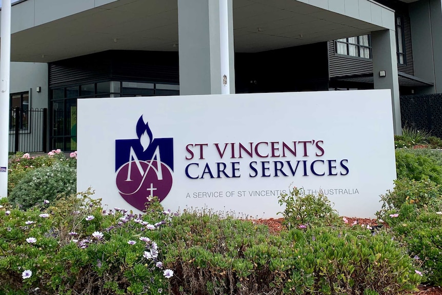 The outside of St Vincent's Care Services in Werribee, Victoria.