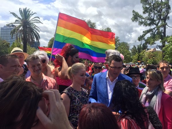 Daniel Andrews at Midsumma Festival