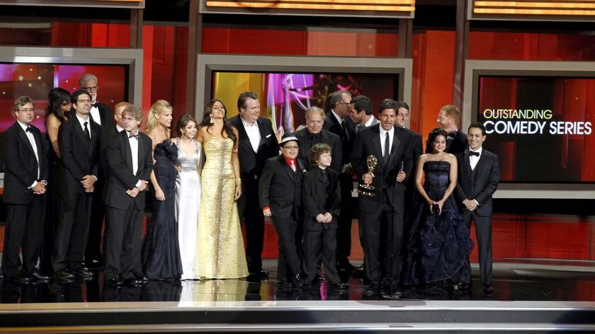 The cast of Modern Family at the Emmys