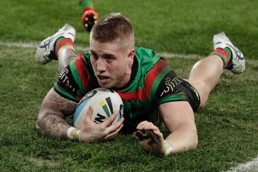 Rabbitohs player Aaron Gray