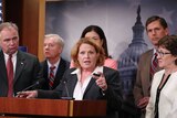 Bi-partisan US senators on gun control reforms following Orlando