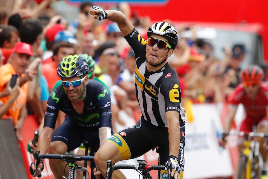Kristian Sbaragli wins 10th stage of Vuelta Espana
