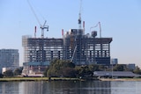 Crown Towers hotel under construction in Perth