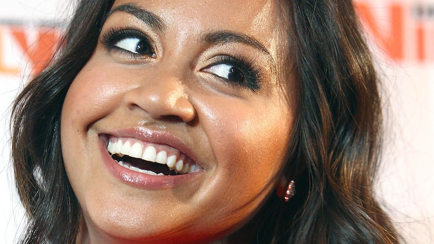Jessica Mauboy arrives at the 2012 Deadly Awards.