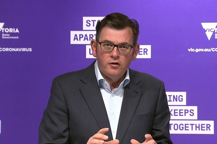 Daniel Andrews announces changes to visiting people in their homes
