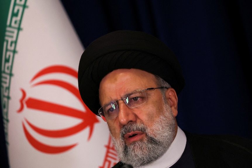 Iranian President Ebrahim Raisi at the United Nations General Assembly, in New York City, U.S., September 20, 2023.