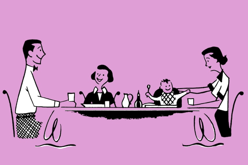 Illustration: a family at the dinner table (Thinkstock: Creatas)