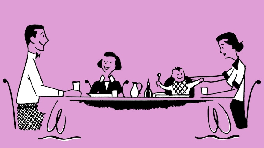 Illustration: a family at the dinner table (Thinkstock: Creatas)