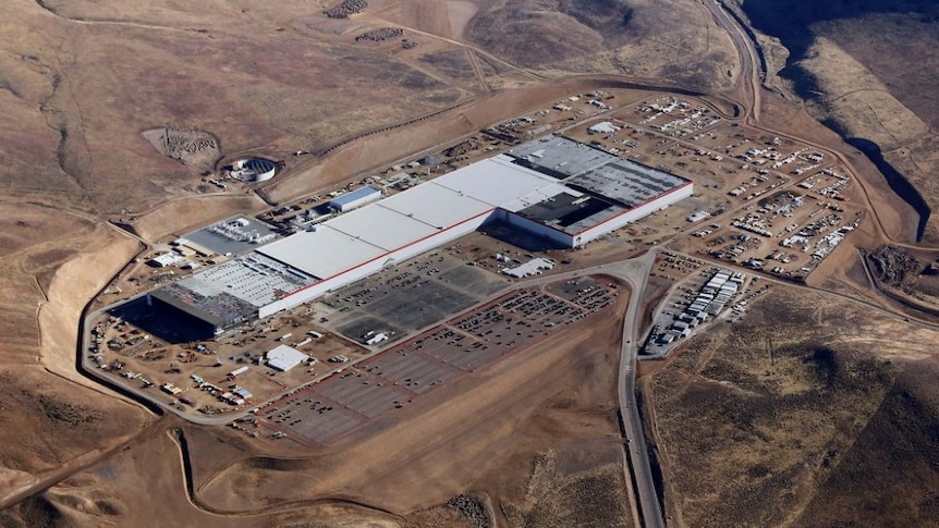 The Tesla gigafactory in Nevada