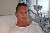 Constable Hayden Edwards is recovering in hospital