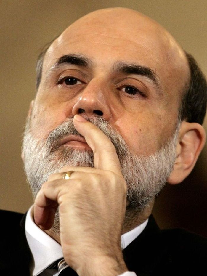 US Federal Reserve Board Chairman Ben Bernanke