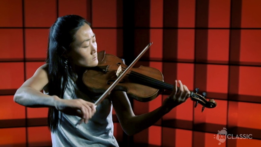 Natsuko Yoshimoto playing "The Adelaide" Guadagnini violin.