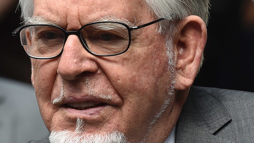 Rolf Harris arrives at London court for sentencing