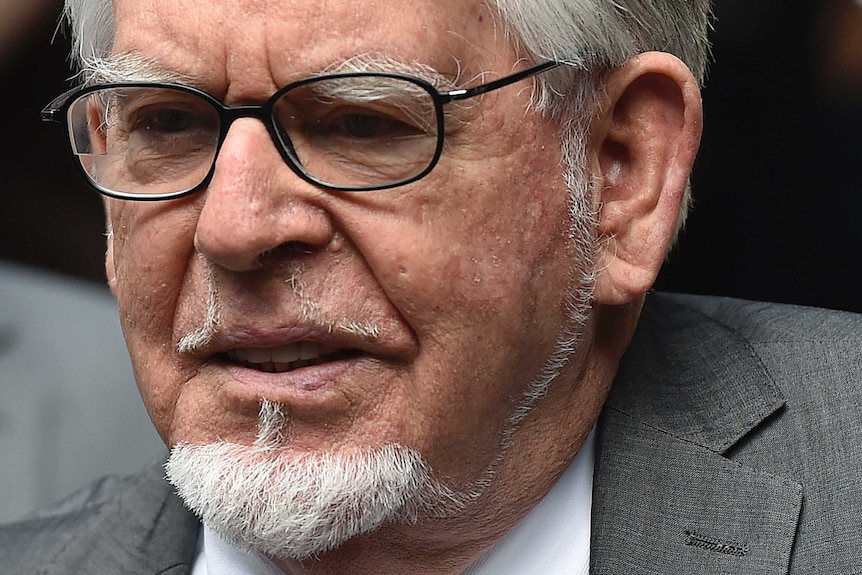 Rolf Harris arrives for sentencing