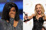 Oprah Winfrey and Carrie Bickmore