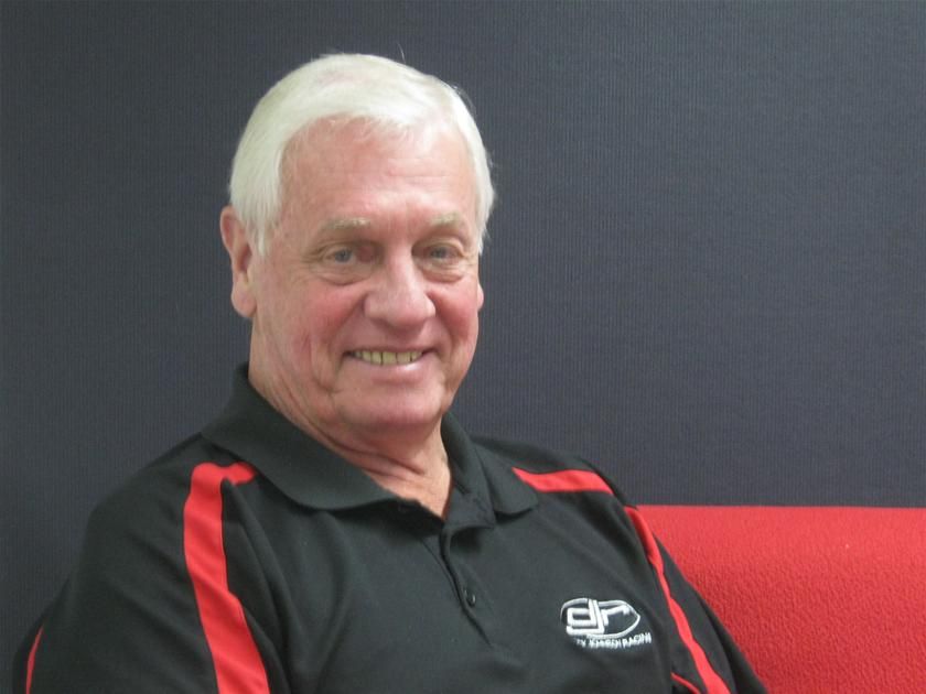 Racing legend Dick Johnson still chases the thrill of speed