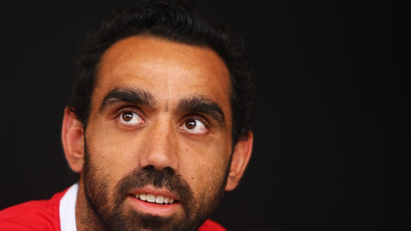 Sidelined ... Adam Goodes. (file photo)