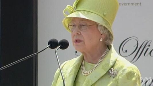 The Queen says the armed forces set an outstanding example. (File photo)