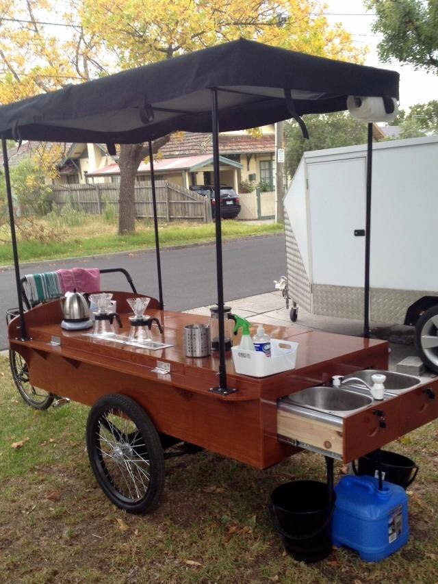 Stolen coffee trike used to sell coffee from farmers in Timor