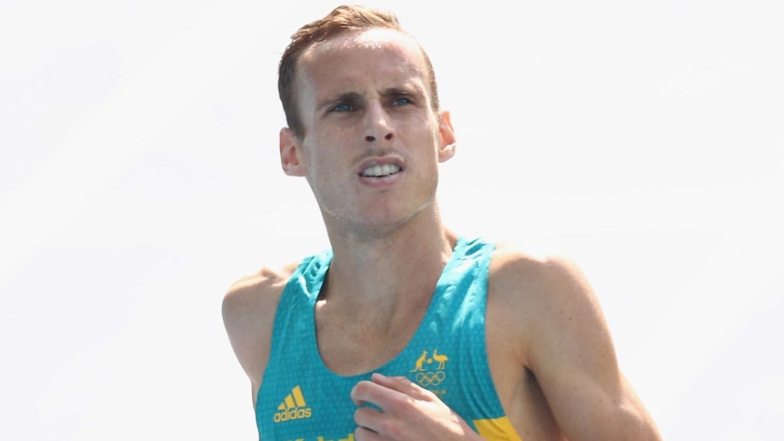 Ryan Gregson competes in the the Men's 1500m Round 1 at the Rio Olympic Games.