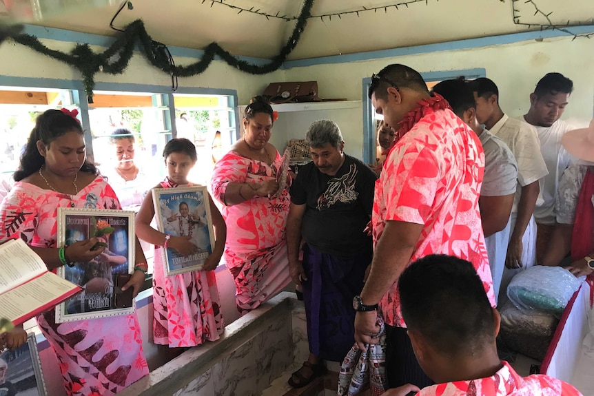 Burial of Fa'auuga Iosefa