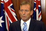 Hat in the ring: Tony Abbott announcing he will stand this morning