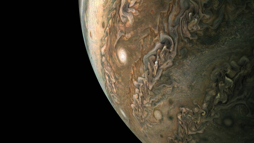 Jupiter's southern hemisphere.