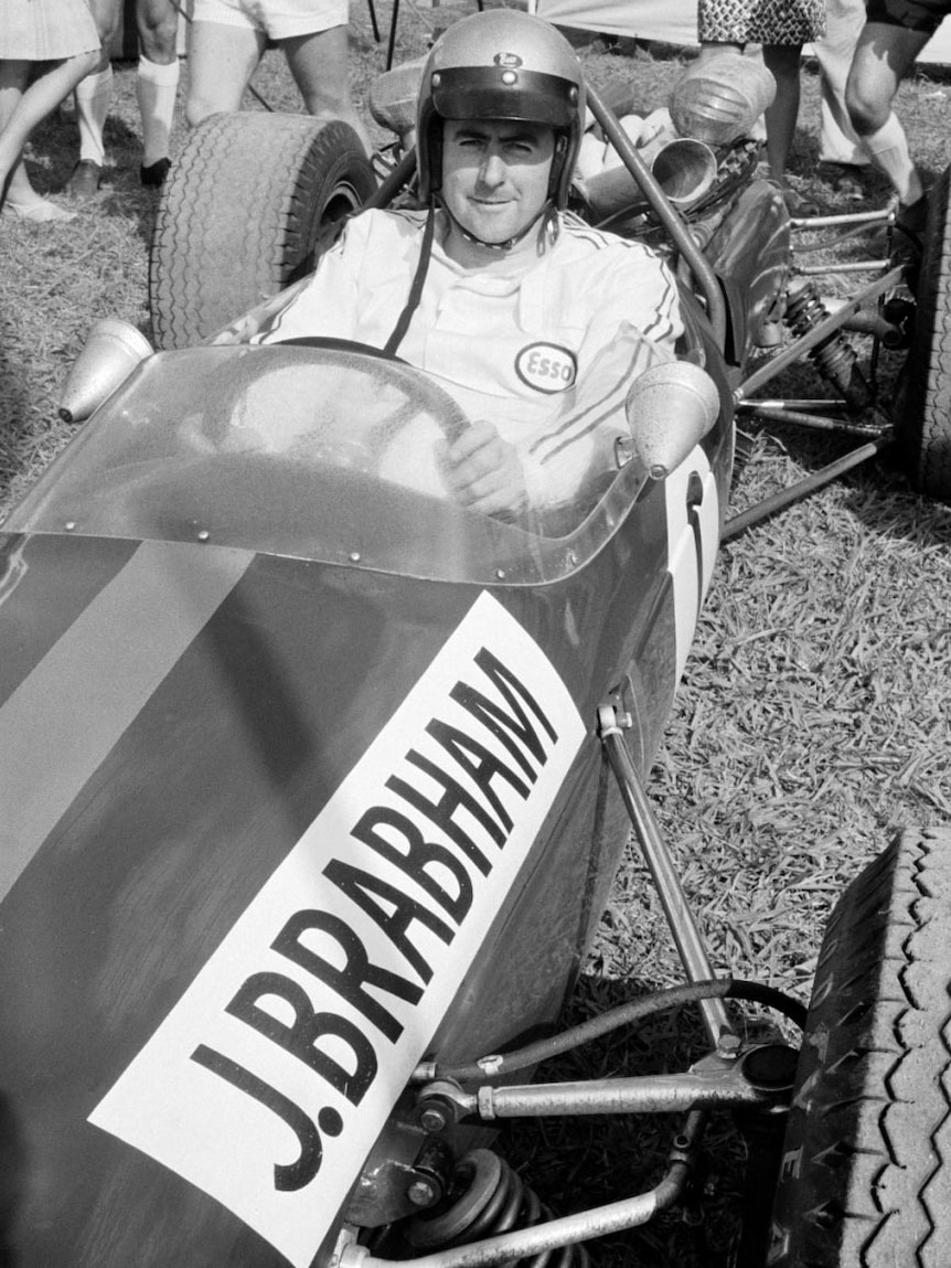 Jack Brabham at Warwick Farm in 1967.