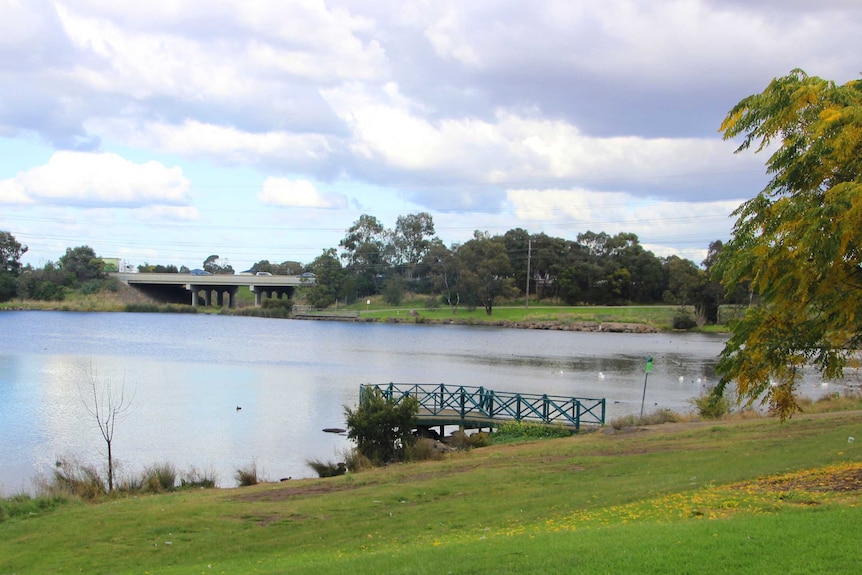 Merlynston Creek in Melbourne's northern suburbs