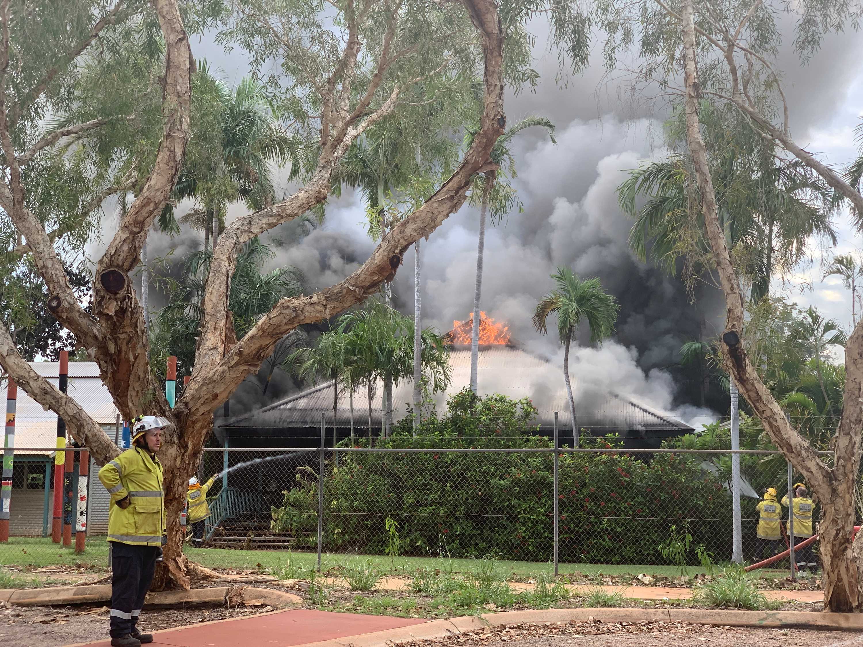 Broome Primary School fire allegedly lit by prison escapee just hours