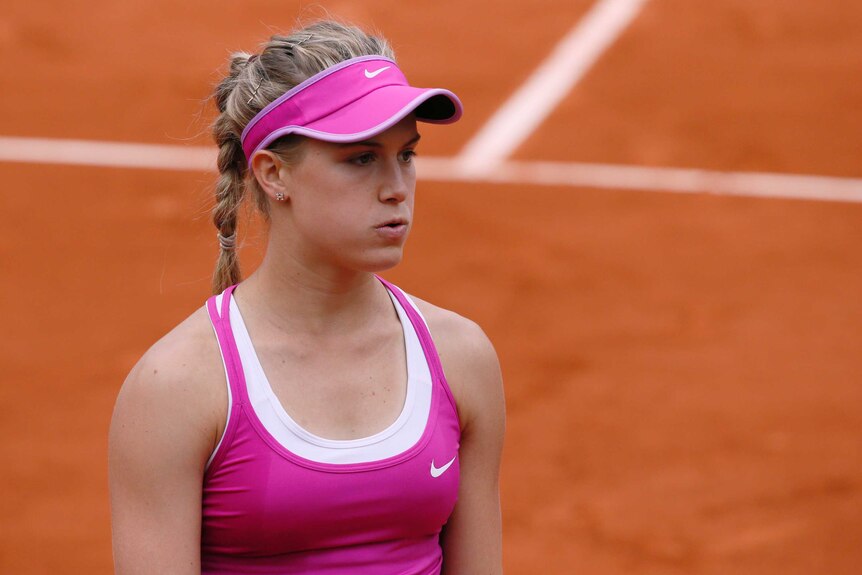 Eugenie Bouchard at the French Open