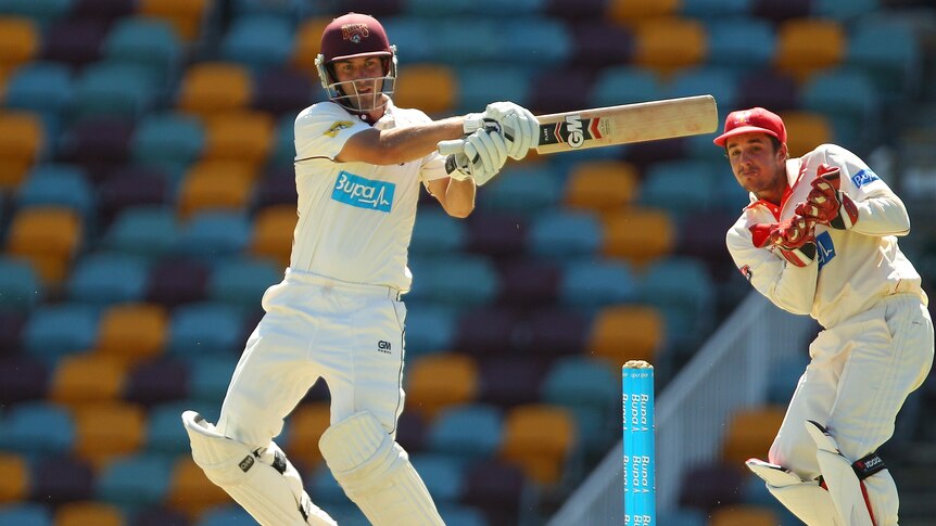 Growing reputation ... Joe Burns was named the Bradman Young Cricketer of the Year last week.