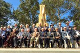 A small group of Rats of Tobruk in Canberra to mark 75th anniversary of the siege.