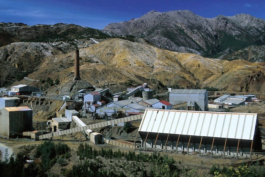 Queenstown copper mine