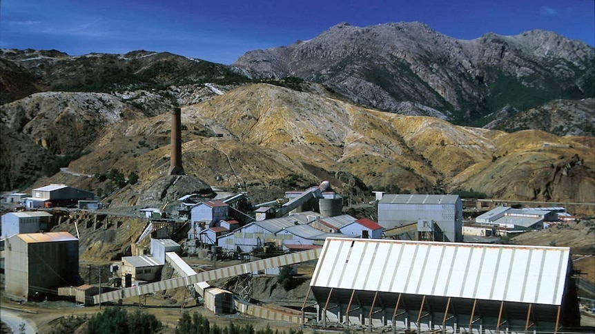 Queenstown copper mine