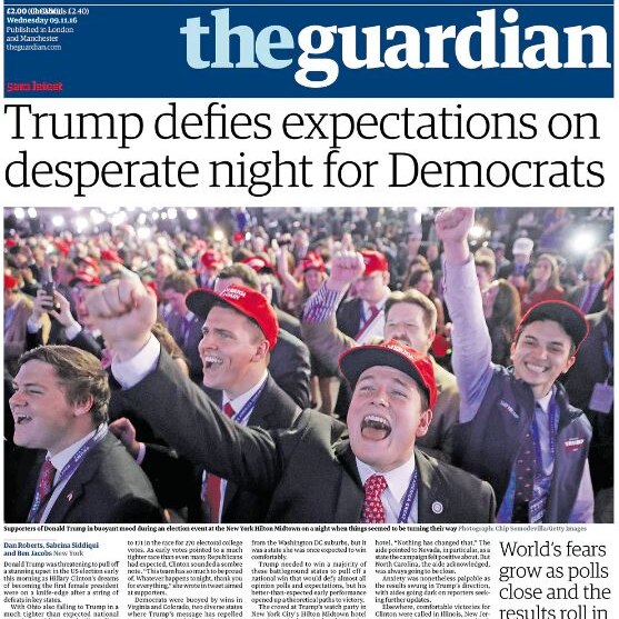 The Guardian UK's front page