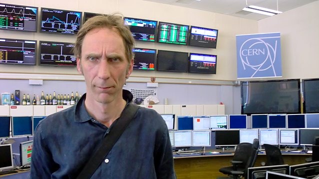 Writer Will Self at CERN, the European Organisation of Nuclear Research, in France