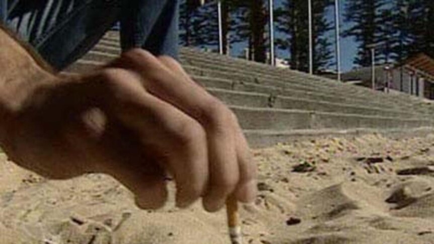 Smoking will be banned on beaches in Altona and Williamstown.