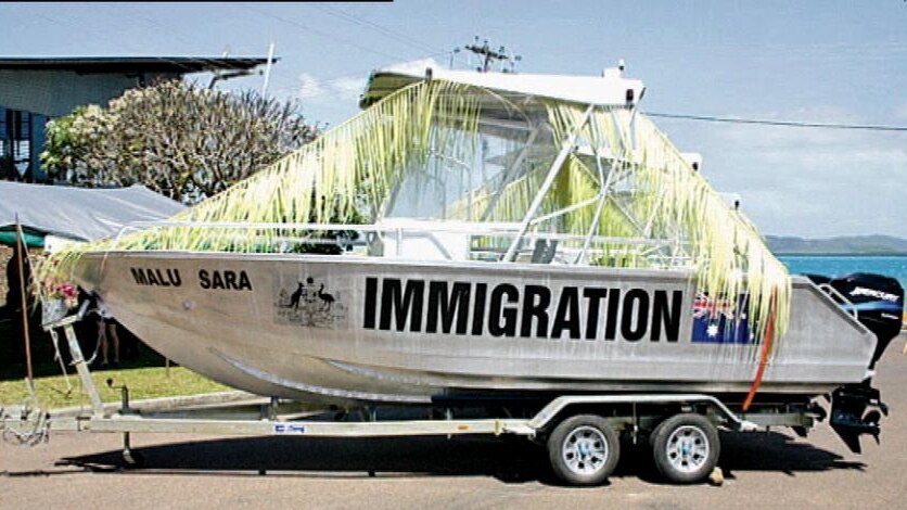 Immigration patrol boat Malu Sara