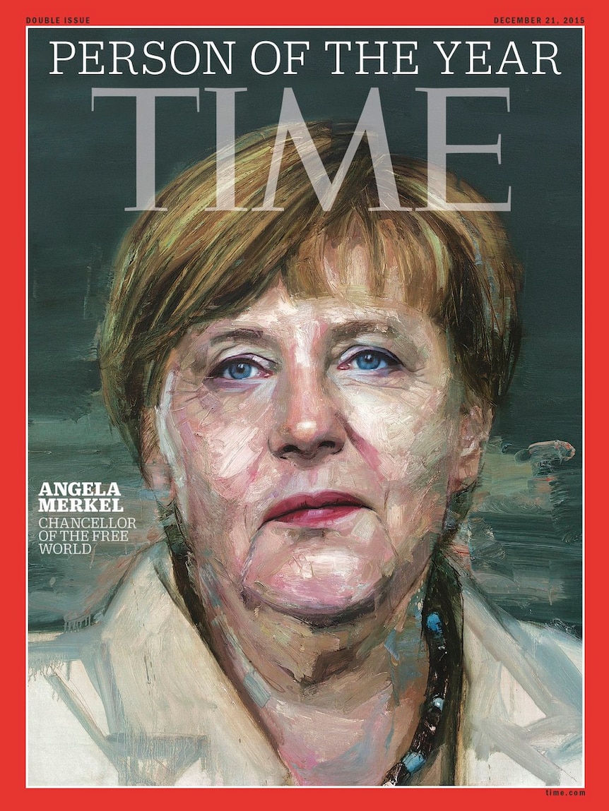 Angela Merkel on the cover of Time Magazine