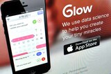 An iPhone app (Glow) that claims to help couples conceive a child