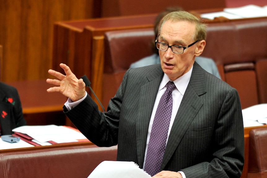 Bob Carr delivers his maiden speech