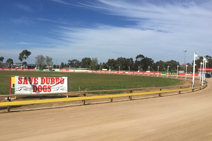 Greyhound racing track in Dubbo.