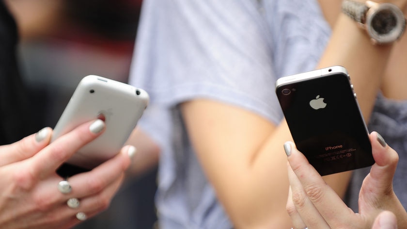 Mobile phones are increasingly used in hospitals by staff.