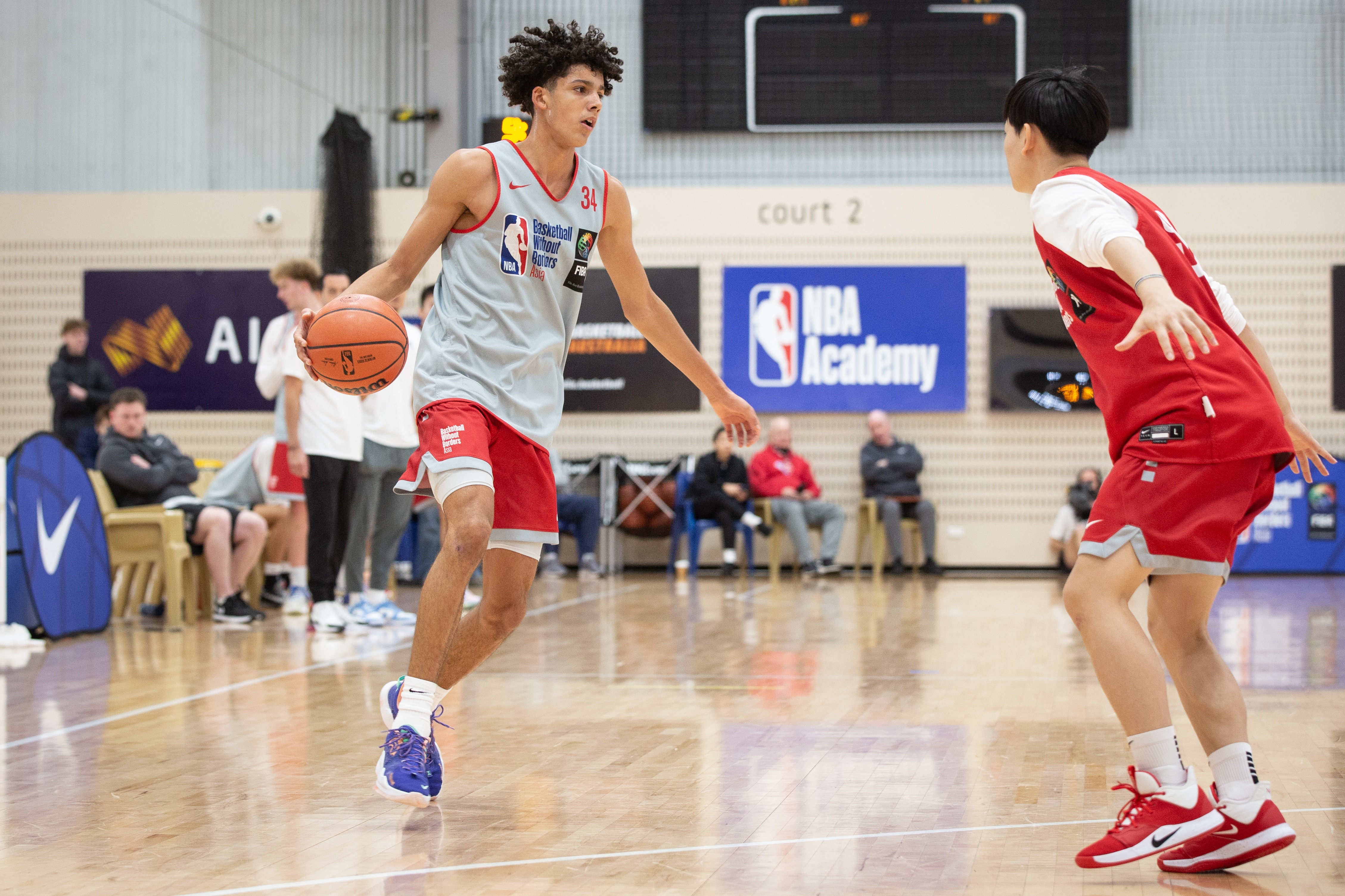 Top young talent reach for global heights at NBA Basketball Without