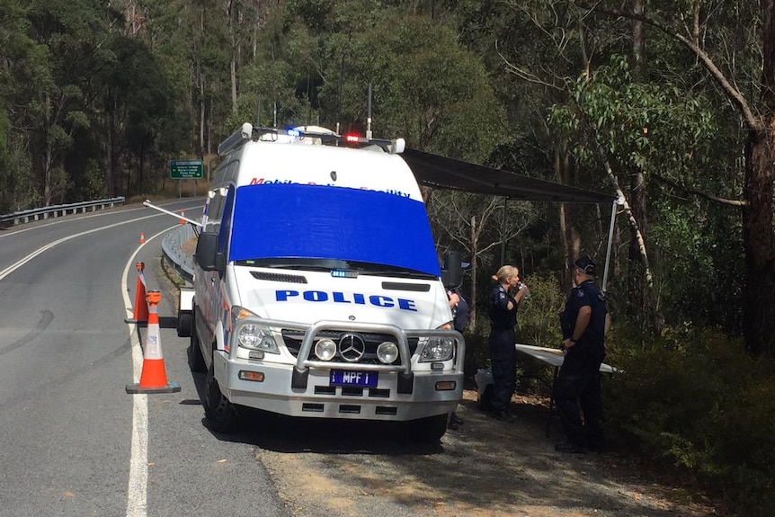 Police searching bush in Numimbah Valley